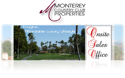 Monterey Country Club Properties Website Display